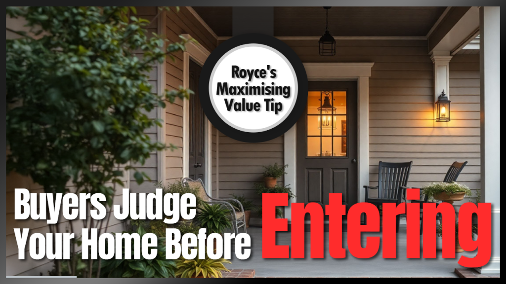 Styling starts before buyers even step inside — at your front door.